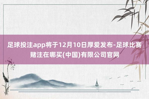 足球投注app将于12月10日厚爱发布-足球比赛赌注在哪买(中国)有限公司官网