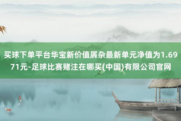 买球下单平台华宝新价值羼杂最新单元净值为1.6971元-足球比赛赌注在哪买(中国)有限公司官网