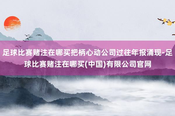 足球比赛赌注在哪买把柄心动公司过往年报涌现-足球比赛赌注在哪买(中国)有限公司官网