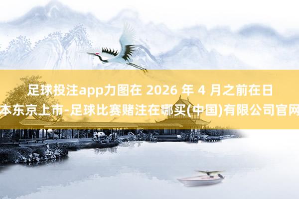 足球投注app力图在 2026 年 4 月之前在日本东京上市-足球比赛赌注在哪买(中国)有限公司官网