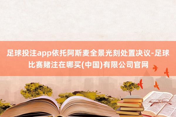 足球投注app依托阿斯麦全景光刻处置决议-足球比赛赌注在哪买(中国)有限公司官网