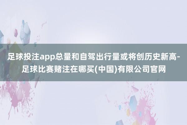 足球投注app总量和自驾出行量或将创历史新高-足球比赛赌注在哪买(中国)有限公司官网