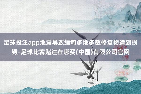 足球投注app地震导致缅甸多地多数修复物遭到损毁-足球比赛赌注在哪买(中国)有限公司官网