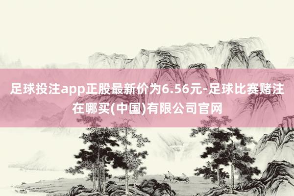 足球投注app正股最新价为6.56元-足球比赛赌注在哪买(中国)有限公司官网